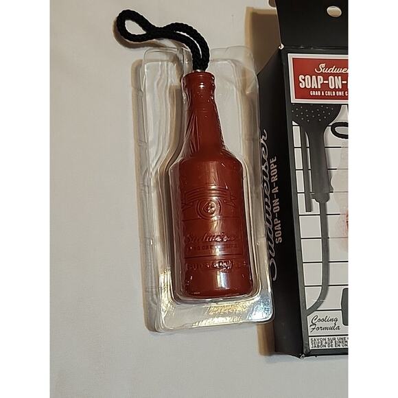 Sudweiser Soap-On-A-Rope Cooling Formula 9.2oz Bottle Shape New in Box - Picture 5 of 7